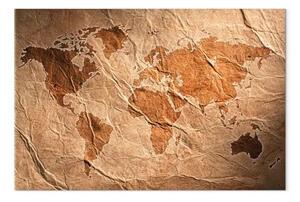 Quadro su tela Mappa di carta