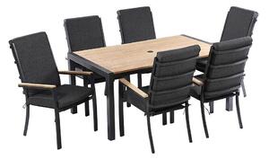 Tavolo e sedie set Cortland 150Arazzo, Metallo