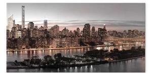 Quadro Manhattan al tramonto