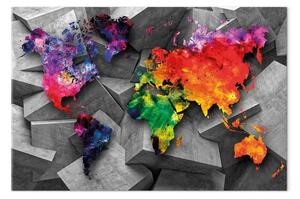 Quadro Il mondo dei cubi
