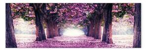 Quadro moderno Primavera viola