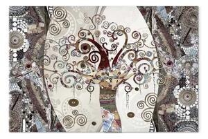 Quadro su tela Arte a mosaico colorata - astrazione di Gustav Klimt