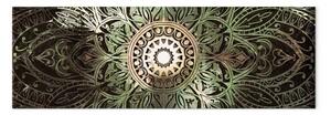 Quadro su tela Mandala di smeraldo