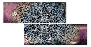 Quadro contemporaneo Mandala: Energia - motivi Zen filigranati