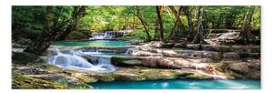 Quadro Natura: Cascata nella foresta