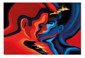 Quadro contemporaneo Bacio cosmico