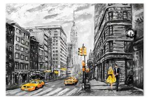 Quadro su tela Una passeggiata a New York