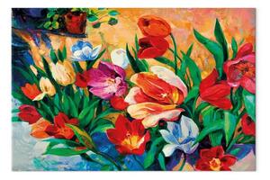 Quadro contemporaneo Arte del colore: Tulipani