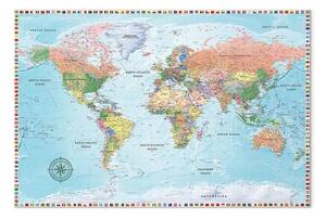 Quadro Mappe: Un mondo di diversità