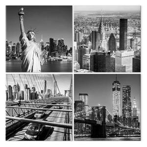 Quadro su tela Volti di New York