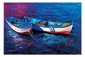 Quadro contemporaneo Barche abbandonate
