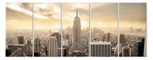 Quadro contemporaneo New York: vista su Manhattan