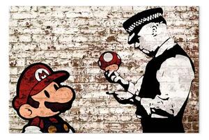 Quadro moderno Banksy: Muro spogliato