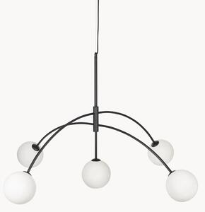 Lampada a sospensione grande in vetro opale Heaven