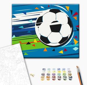 Quadro da dipingere Un tiro e un gol!