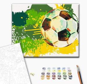 Quadro con numeri Emozioni calcistiche