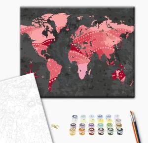 Quadro da dipingere con i numeri Mondo della cinematografia