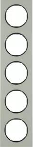 Berker 10152204 Cornice in acciaio inossidabile/nero Berker R.3