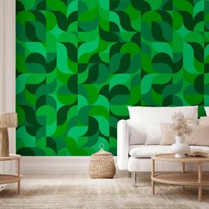 Carta da parati design Onde geometriche