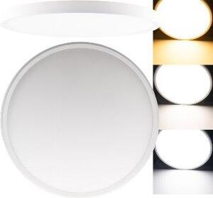 Lampada da soffitto a LED ChiliTec 40 cm, 32 W, CCT, 3 tonalità di luce regolabili, 230 V, profilo piatto da 25 mm, illuminazione interna, corpo in bianco [Classe energetica F]