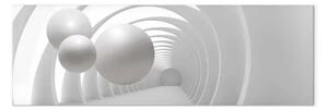 Quadro moderno Tunnel bianco stretto