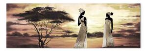 Quadro moderno Dee africane stretto