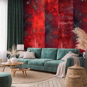 Carta da parati design Calcestruzzo rosso