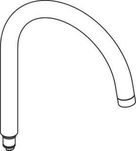Hansgrohe bocca Axor Uno 2 miscelatore lavello acciaio