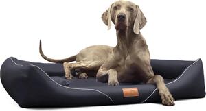 Tierlando® Letto ortopedico per cani WILLIAM Easy-Clean | Divano per cani - Dimensioni: 130x100cm | Colore: 03 Nero