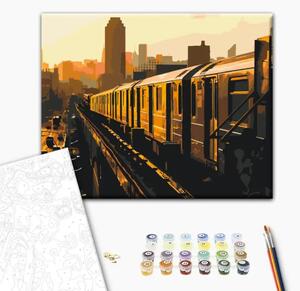 Quadro da dipingere Metropolitana di New York
