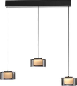 Paul Neuhaus lampada a sospensione RIKA LWH 71x15x180 cm nero Lampada a sospensione