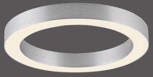 PAUL NEUHAUS Lampada da soffitto a LED PURE Lines, rotonda, grigio metallizzato (alluminio), 2200–5000 K