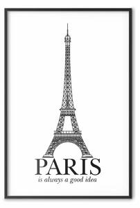 Poster: Parigi è sempre buona - con la Torre Eiffel