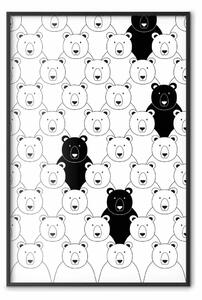 Poster: Straniero nel gregge - animali per bambini