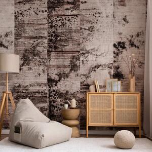 Carta da parati design Legno bruciato
