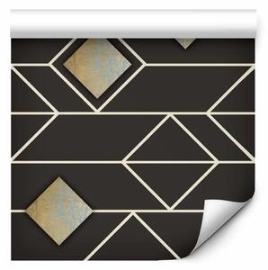 Tappezzerie Triangoli e quadrati (marrone)