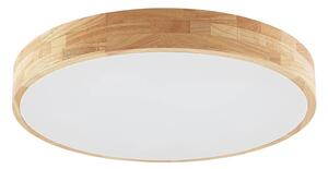 Lampada da soffitto Lindby Tanju, Ø 60 cm, 5 bracci, legno di caucciù, E27