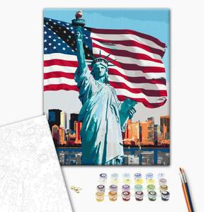 Quadro da dipingere Americano fiero