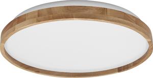 LEDVANCE Plafoniera LED 4099854283581, con anello in legno, 24W, 1500lm, 3000K
