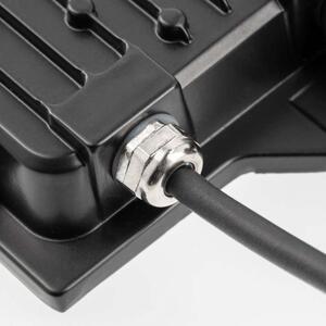 Proiettore da parete a LED 70w per esterni IP65 in nero angolare|bianco neutro