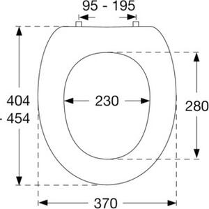 Sedile WC Projecta, Polygiene con coperchio