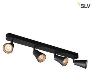 Avo CW faretto da soffitto nero a 4 luci GU10 orientabile e girevole