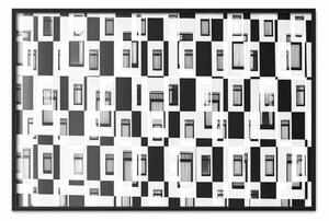 Poster: Finestre astratte: astrazione geometrica in rettangoli