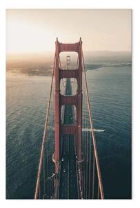 Quadro su tela Ponte del Golden Gate verticale