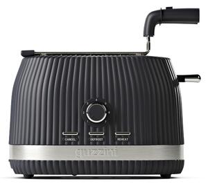 Guzzini Tostapane con Pinze linea SOUS CHEF dimensioni 30x19x h19 cm, 600 Watt Realizzato con l'80% di plastica bio-based, Colore Antracite