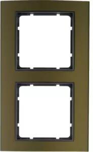 Berker 10123001 Cornice in alluminio, marrone/antracite Berker B.3