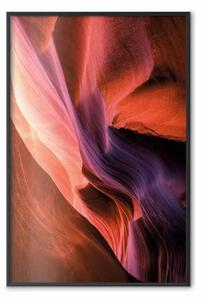 Poster: L'interno del canyon: paesaggio naturale tra le rocce