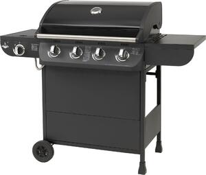 Barbecue a gas El Fuego Columbus 4+1 AY0563 nero con bruciatore laterale