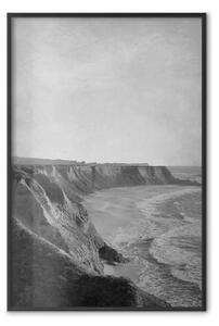 Poster: Scogliera sul mare - mare e costa rocciosa