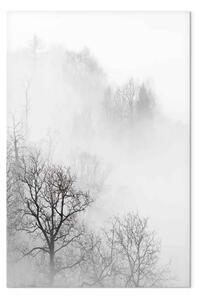 Quadro Alberi nella nebbia verticale